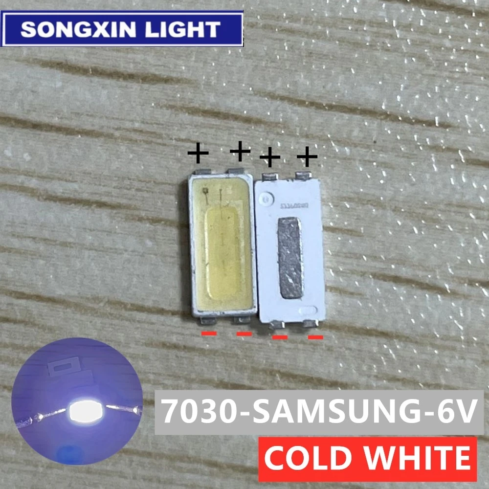 50 шт./лот для обслуживания ЖК телевизоров Samsung светодиодная лампа с подсветкой SMD
