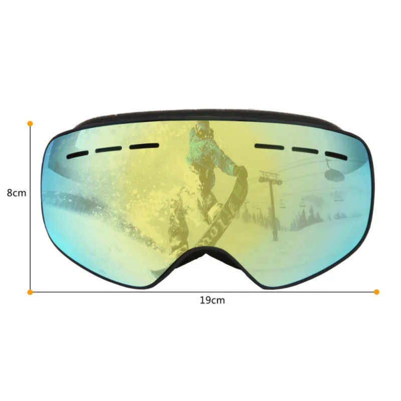 

Child Snowboard Goggles Ski Goggles For Children UV400 Anti-fog Glasses Skiing Girls Boys Snowboard Large Spherical New