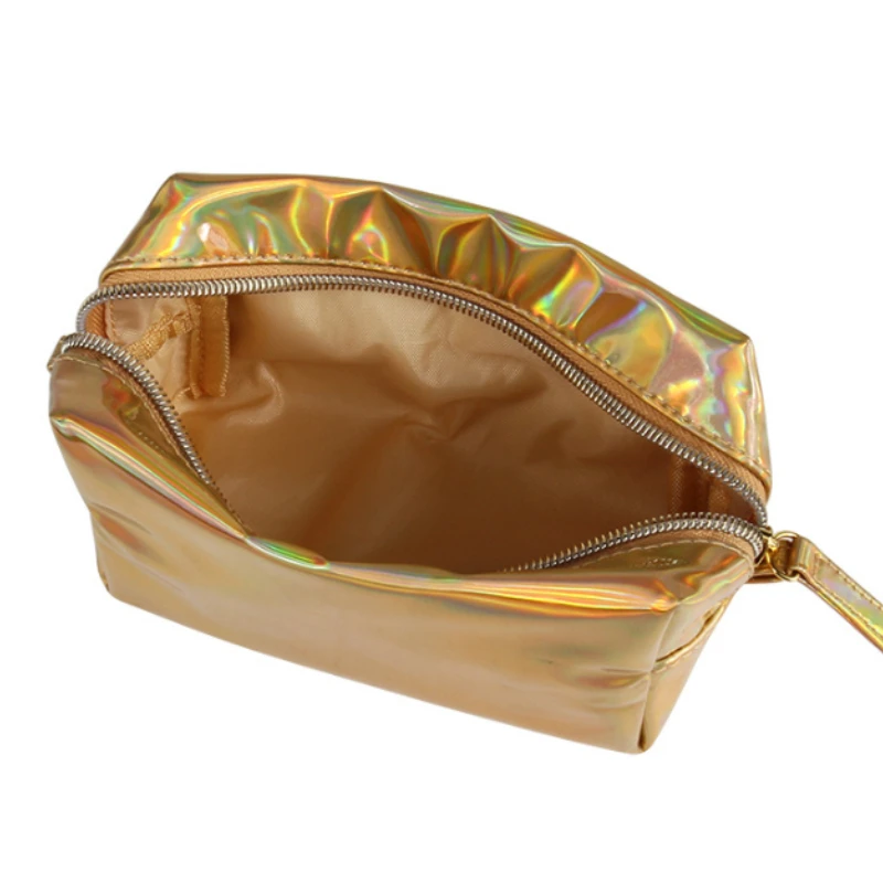 

Makeup Bag Laser Women's Cosmetic Bag PVC Small Neceser Makeup Bags Box Case Travel Wash Toiletry Organizer Bag Handbag