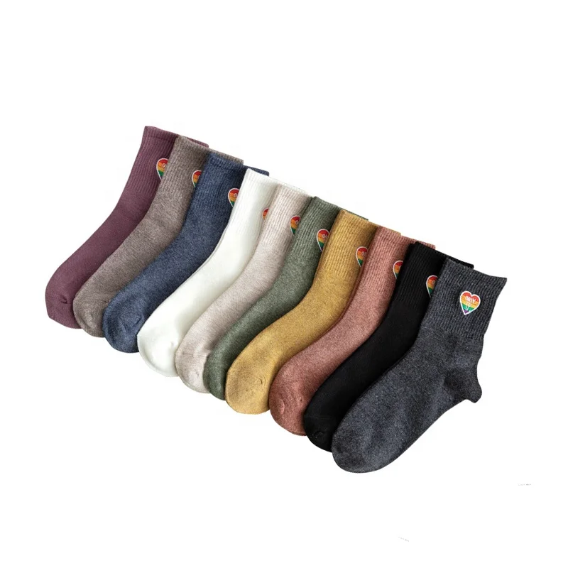 

Зимние осенние тонкие кожаные носки в японском стиле удобные женские носки с логотипом радуги