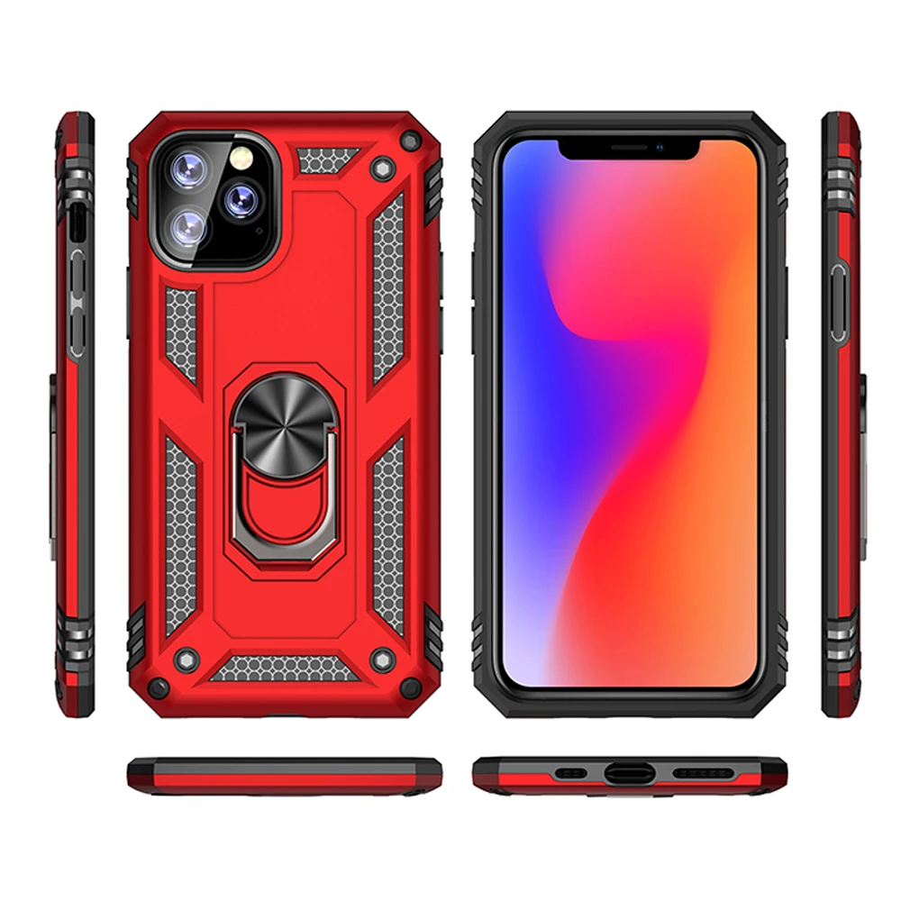 Противоударный чехол для iPhone 11 Pro 6 6s 7 8 Plus подставка военная промышленность