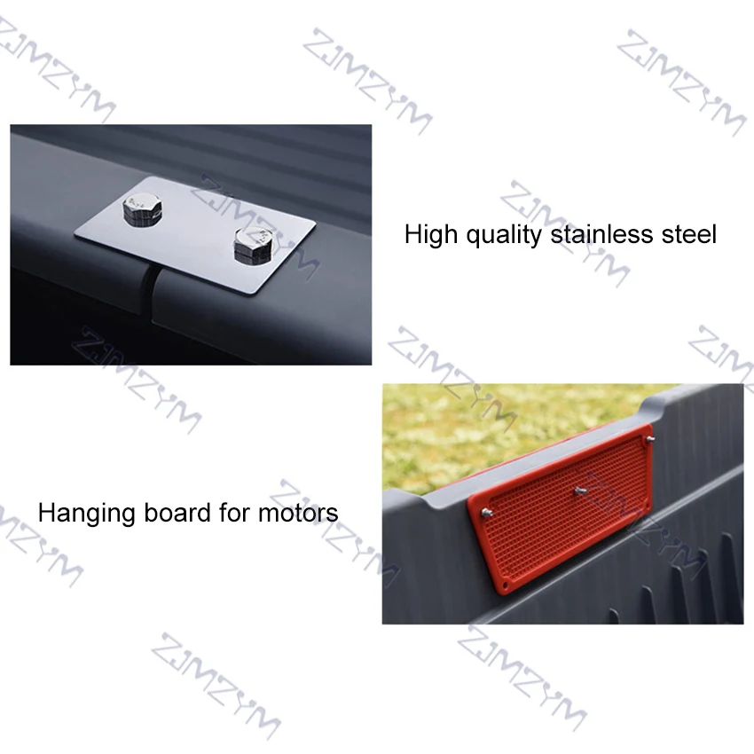 2.3/2.8m Foldable Fishing Boat Portable Rowing PPR Plastic Combined Dinghy Raft for 3/4 People Max Load 260/400kg No Sink | Спорт и