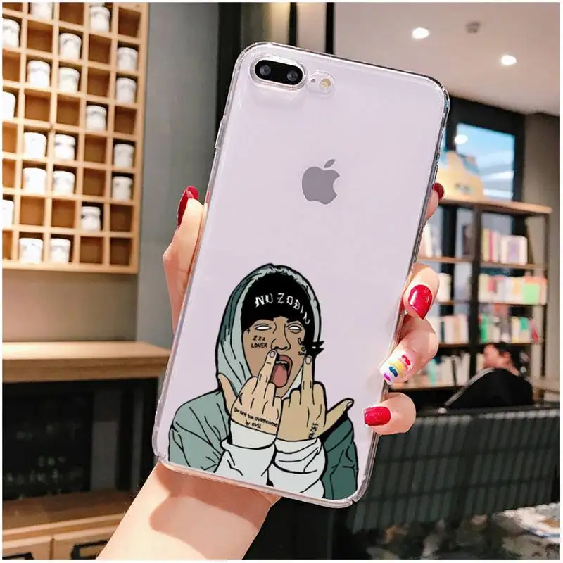 

lil xan Phone Case For iPhone X XS MAX 6 6s 7 7plus 8 8Plus 5 5S SE 2020 XR 11 11pro max Clear funda Cover