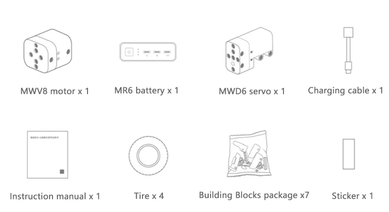 Умные строительные блоки Xiaomi MITU, гоночный автомобиль, детская игрушка, Электрический Bluetooth 5,0, приложение, умный пульт дистанционного управления, 900+ запчасти