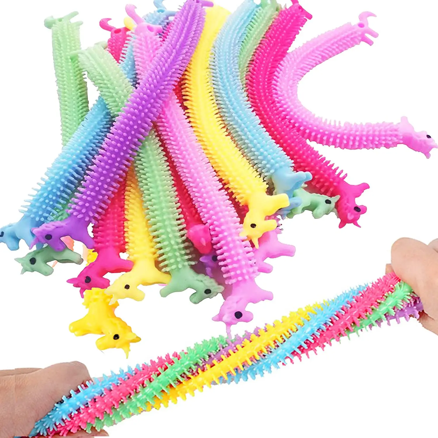 

Unicorn Stretchy String Fidget Toys, Therapy Sensory Toys Anxiety Squeeze Monkey Noodles for Kids and Adults with ADD ADHD 2021