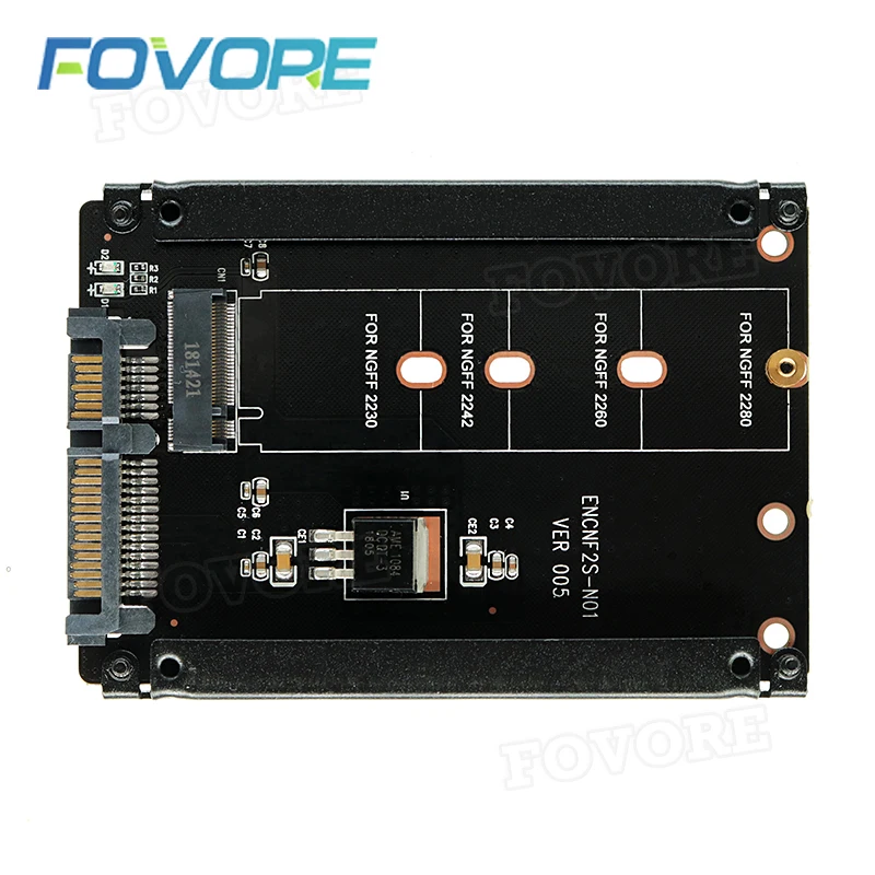 Металлический Чехол B + M Key M.2 NGFF SSD до 2 5 SATA 6 карта адаптера с разъемом для корпуса M2