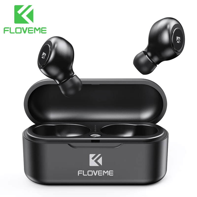 FLOVEME наушники-вкладыши TWS с 5 0 Bluetooth наушники для Xiaomi Redmi беспроводные гарнитура 3D