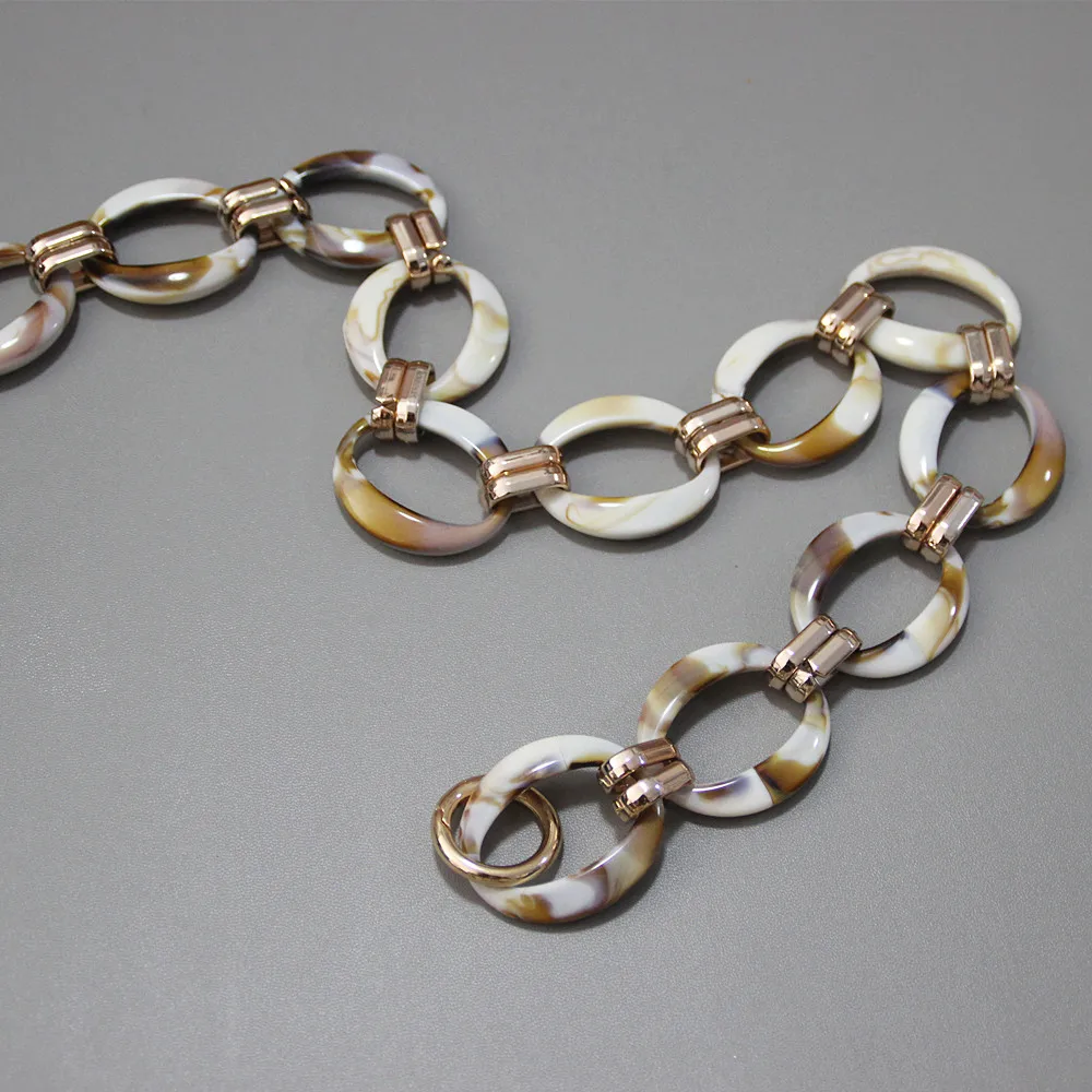 Винтажная сумка через плечо со сменной цепочкой акриловый ремешок на кошелек