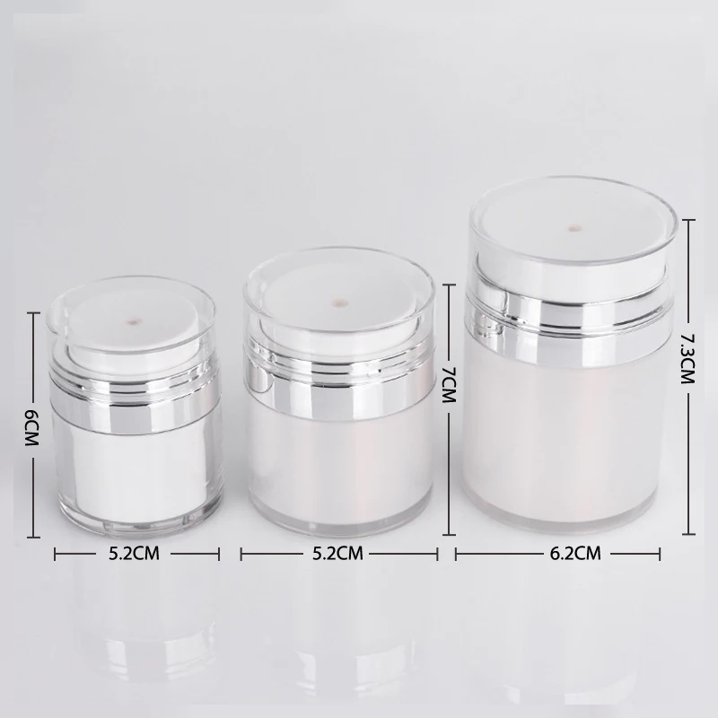 Акриловая Вакуумная бутылка для крема лосьона флакона с безвоздушным насосом