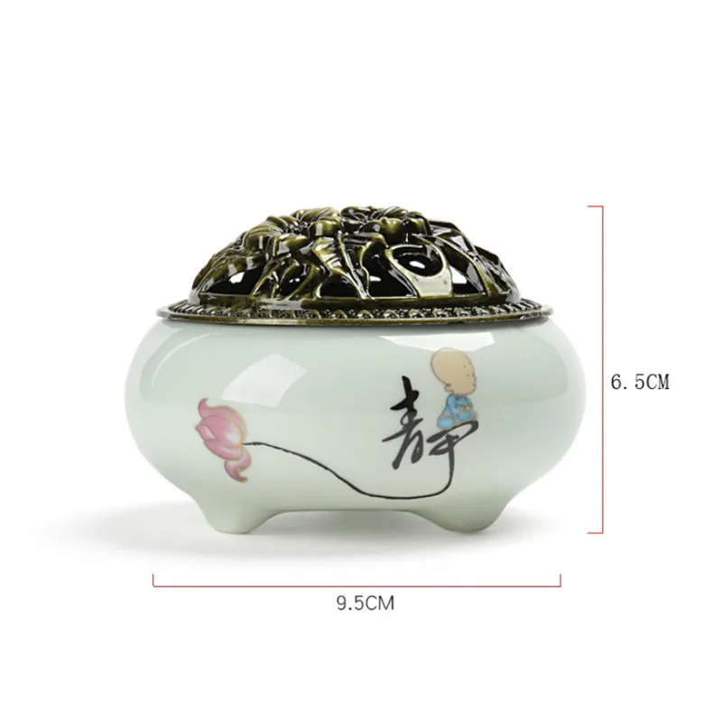 Керамическая катушка курильница для дома и офиса декоративные поделки башня