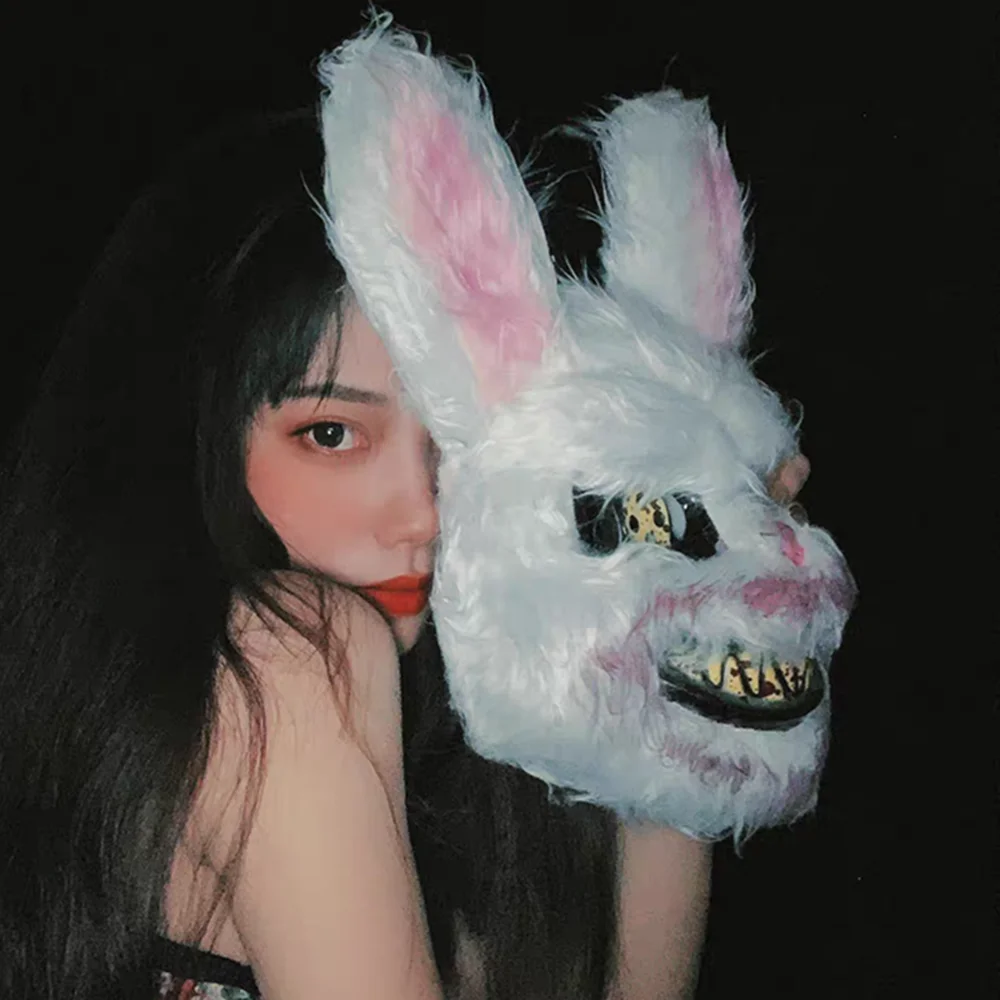 Маска кровавого дьявола кролика страшная маска для маскарада Хэллоуина косплея