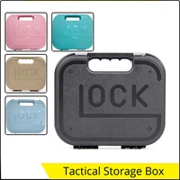 tactical gun safety carry case glock kublai pistol suitcase tools gun safety storage hard box for airsoft hunting accessories