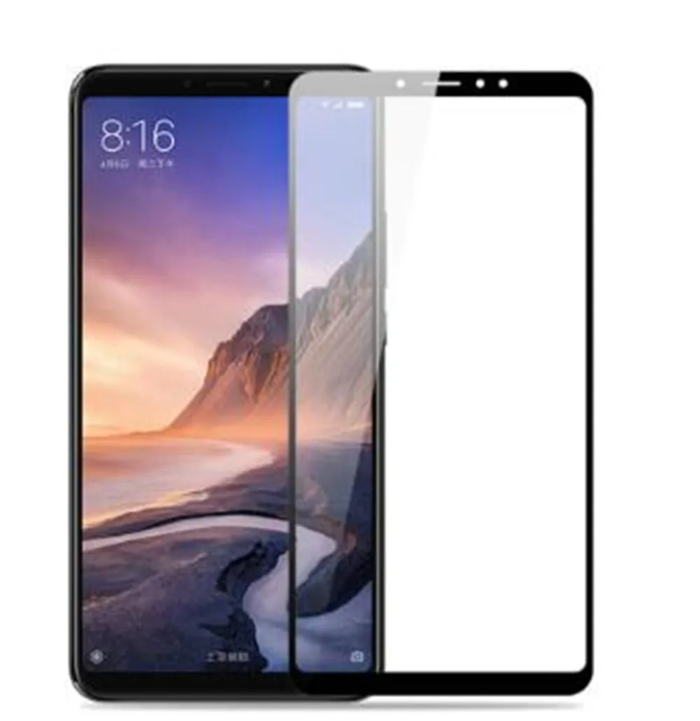 Защитное стекло с полным покрытием для Xiaomi MI Max 3 защитное закаленное защита
