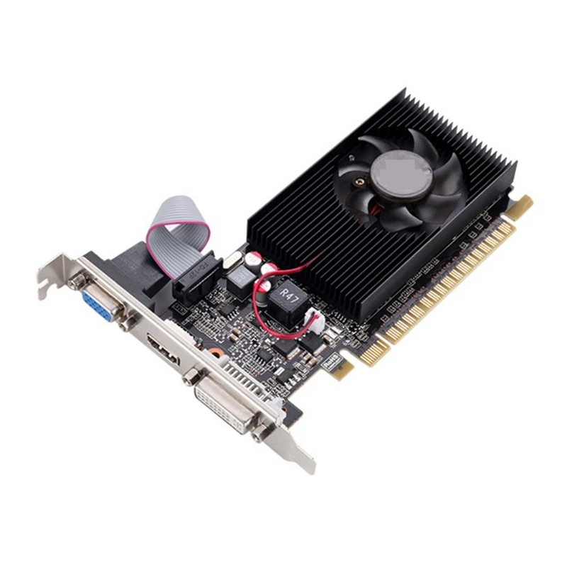 

Portable NVIDIA GT 730 Pci-e 3.0 Discrete graphics card 2GB DDR3 128 bit HDMI-Compatible for Professional Player