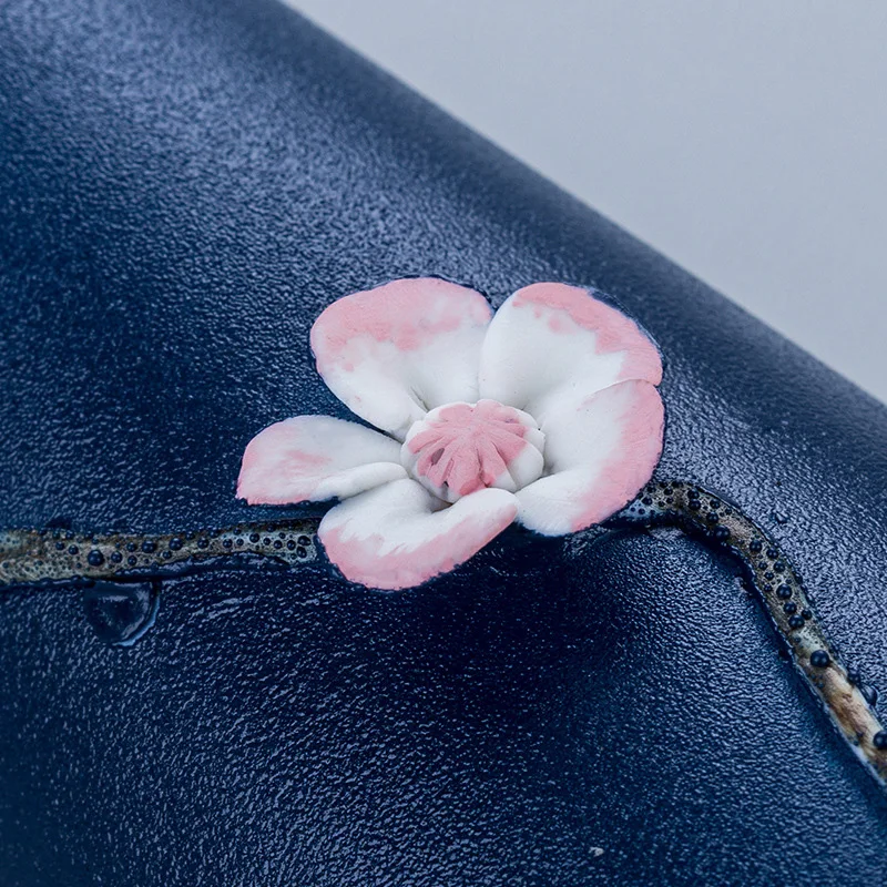 Ручная разминание Глазированная мозаичная керамическая ваза для цветов