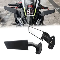 semspeed modified motorcycle rearview mirrors fixed wind wing adjustable rotating mirrors for suzuki gsx250r 2016 2019 2020 2021