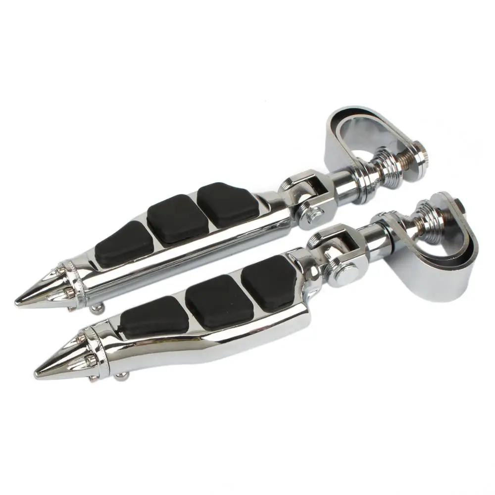 1 пара мотоцикл подножки зажим для крепление шоссе колышки двигателя аварии бары