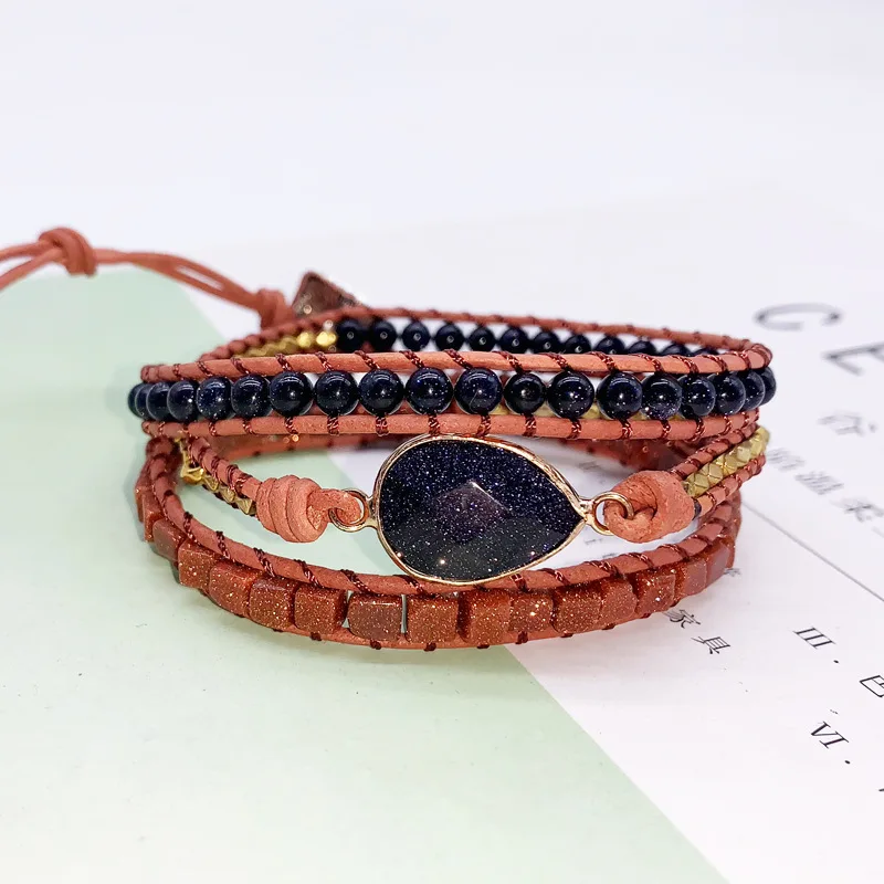 

Черного цвета в стиле «панк» с украшением в виде кристаллов браслет ретро многослойный браслет чешского бисера браслет с рисунком женские ...