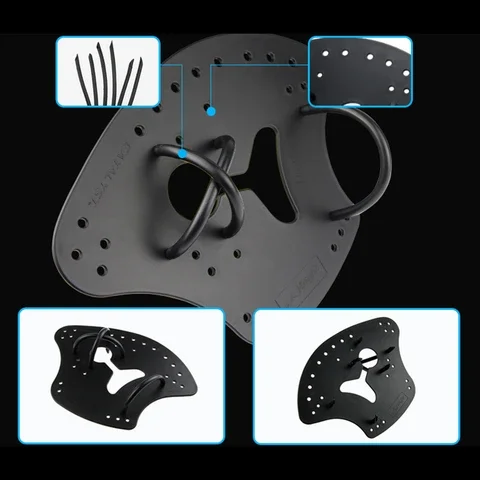 1 пара лопатка для плавания регулируемый ПВХ рука Перепончатые перчатки ручной