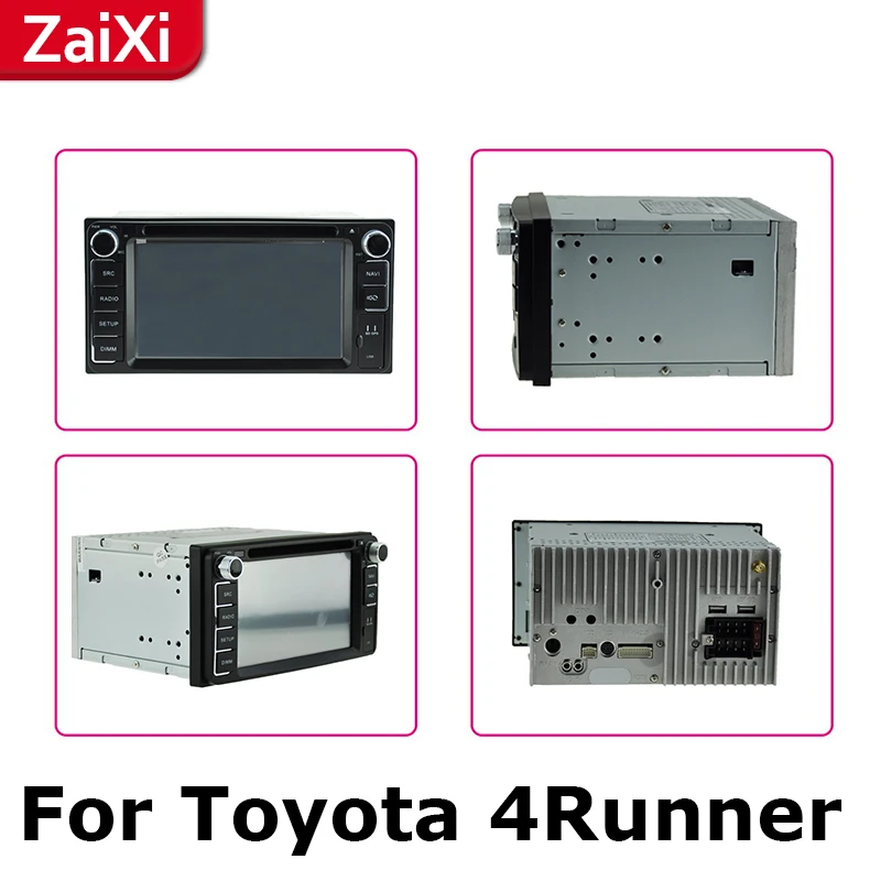 2 Din Android Радио bluetooth GPS навигация wifi стерео видео для Toyota 4Runner SW4 Hilux Surf 2002 ~ 2009