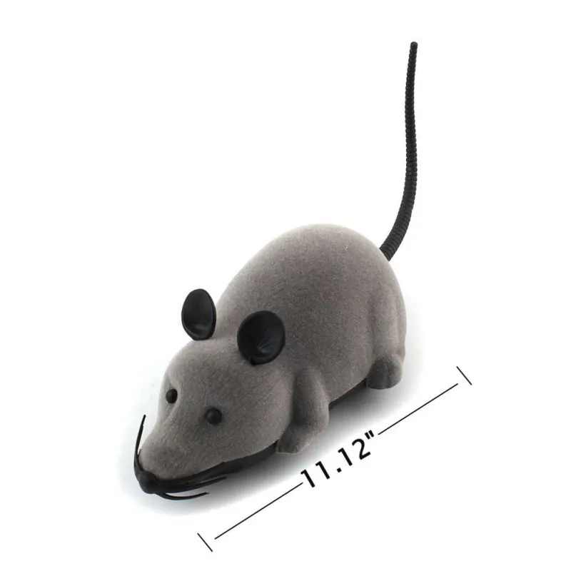 gray mouse RC Паук глаз Блеск Хэллоуин моделирование страшный плюшевый жуткий Тарантул пульт дистанционного управления хитрый таракан мягкая шалость ящерица детская игрушка - Цвет: gray mouse