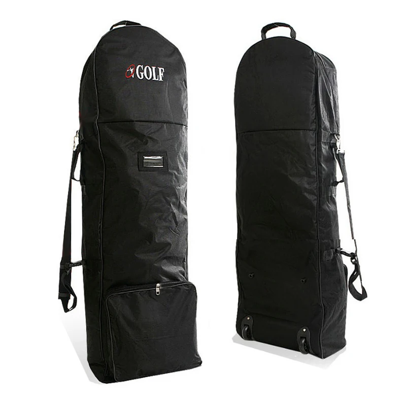 

Golf Aviation Bag Large Capacity with Wheels Foldable Golf Bag Zipper Lightweight Practical Durable Golf Club Bags Storage Pouch
