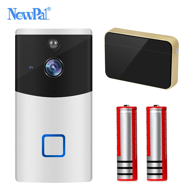 Кольцевой дверной Звонок камера WiFi видео звонок беспроводной домофон 1080p дверное