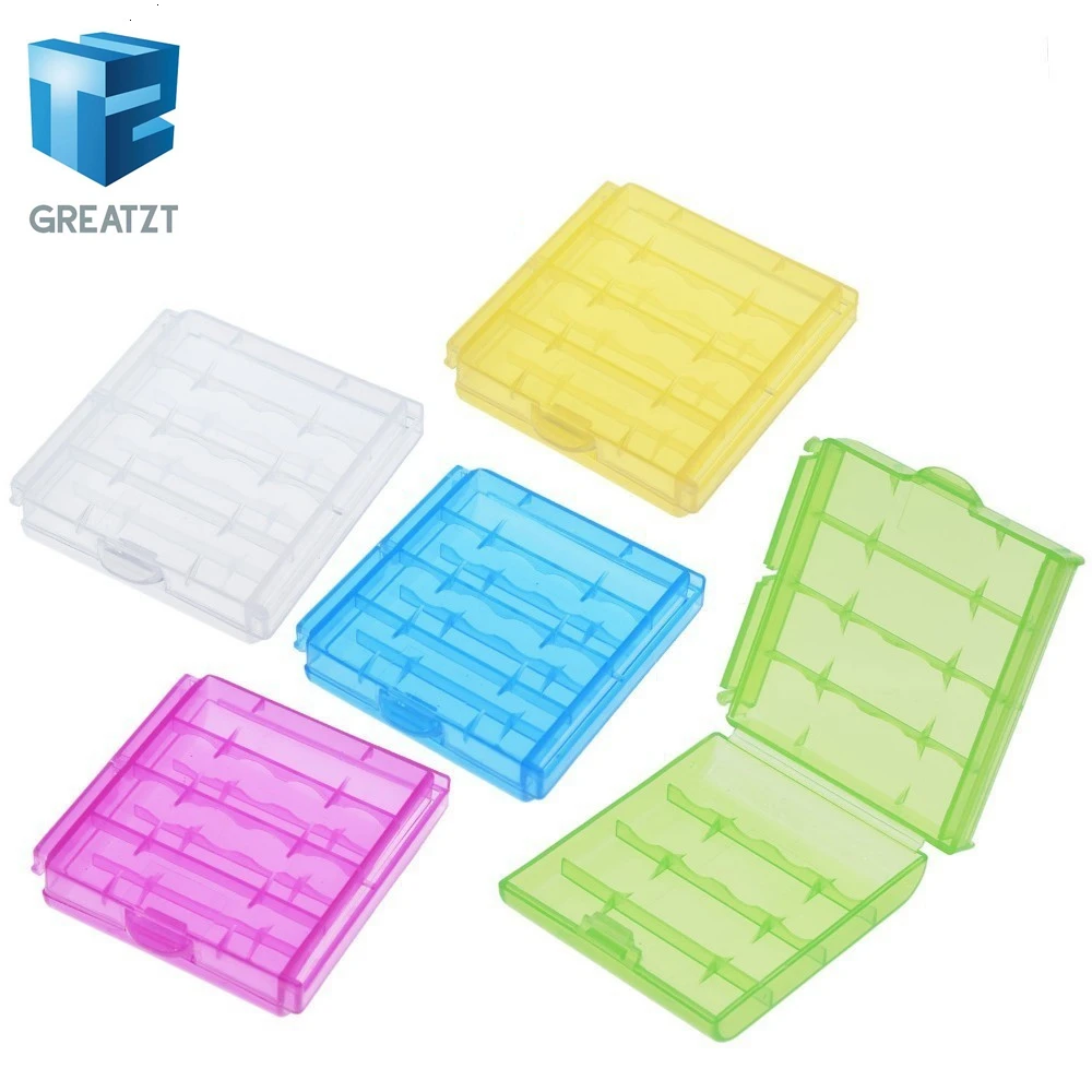 Пластиковый держатель для чехлов GREATZT коробка хранения чехол 10440 14500 батарей AA AAA