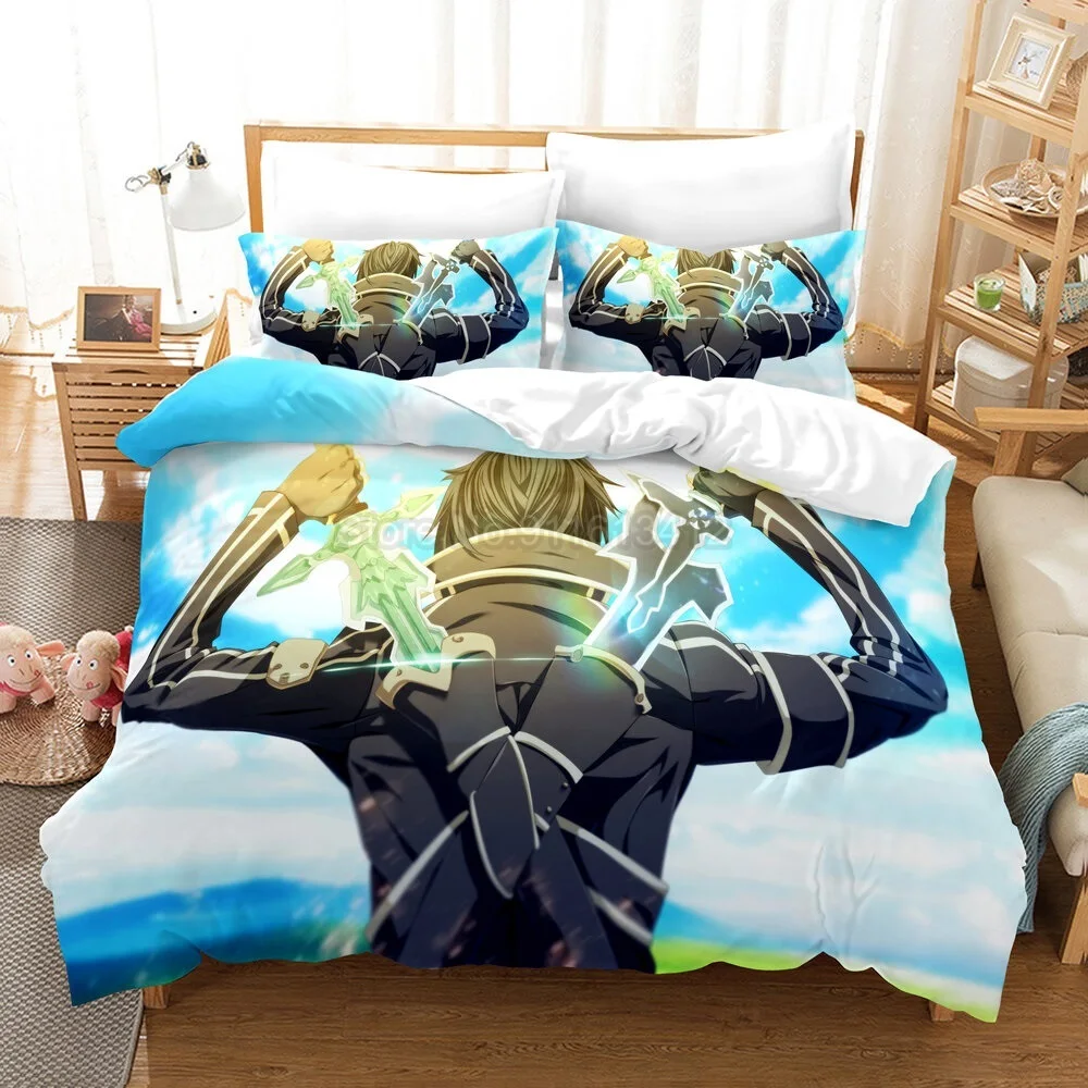 Набор постельного белья из мультфильма меч арт онлайн | Дом и сад