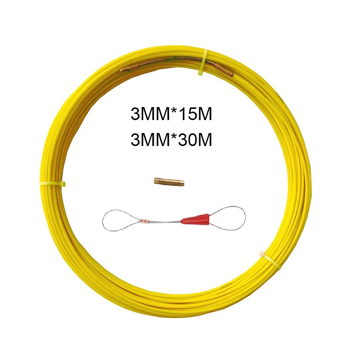 3 мм * 30 м Стекловолоконный канальный стержень стекловолоконная рыболовная лента