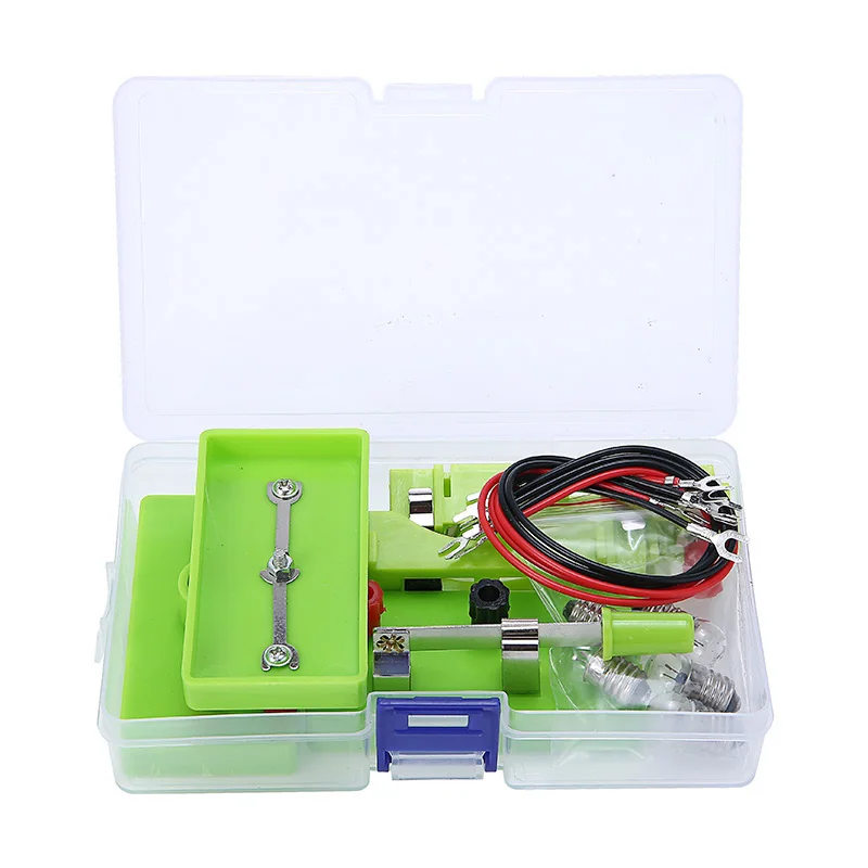Electricity Learning Circuit Kit Kids Montessori Science Toys Experiment Basic Physics Educational Teaching | Канцтовары для офиса