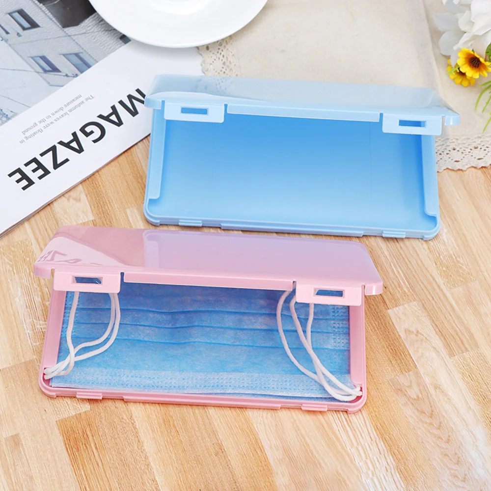 1 шт. масок контейнер для хранения коробка Многоразовые Сохранить пластиковое