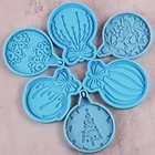 Сделай Сам, брелок, литье, силиконовая форма, Рождественский шар, брелок, подвеска, кристалл, искусственное рукоделие