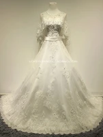 free shipping ball bridal gown bandage casamento crystal appliques vestido de noiva 2018 new fashion romantic wedding dress