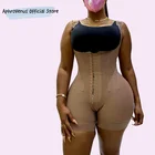 Корректирующее белье Fajas колумбиana для похудения, женское корректирующее белье для плоского живота, высокая степень сжатия, открытый бюст, корректор талии