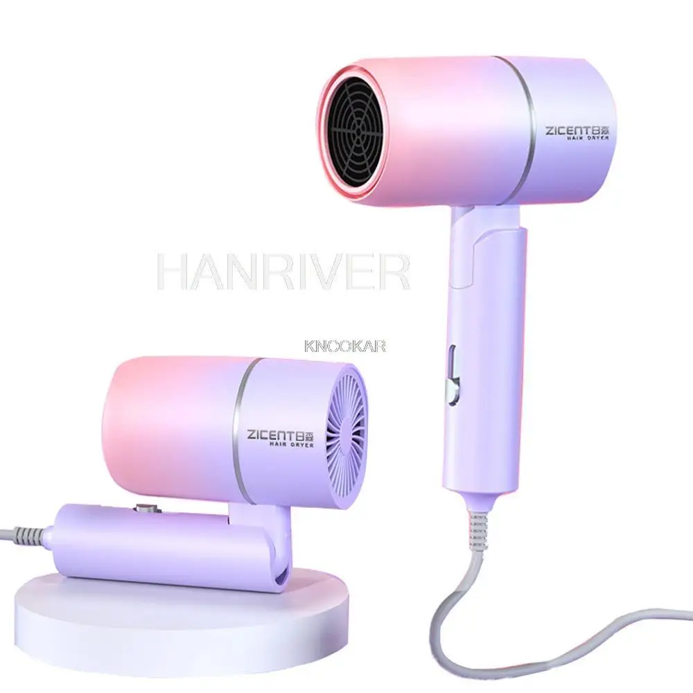 Professional Hammer Folding Hairdryer Electric Dryer Salon Blowdryer Hot And Cold Wind Hair Drying Tools