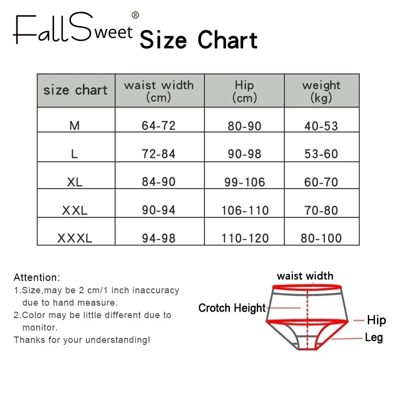 FallSweet 3 шт./лот! Женские хлопковые трусики с высокой талией удобные одноцветное