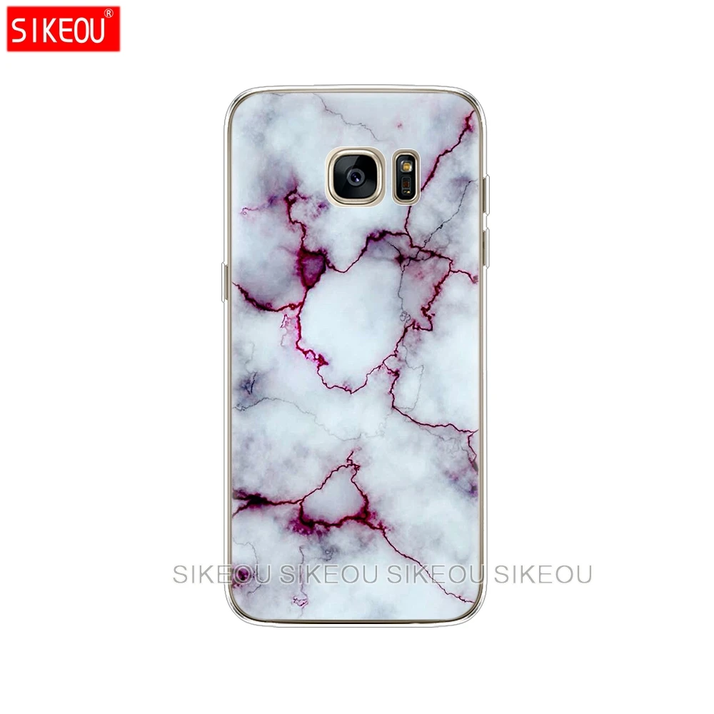 Мягкий силиконовый чехол SIKEOU из ТПУ для Samsung Galaxy S7 G930F G930FD G930W8 телефона|Бамперы| |