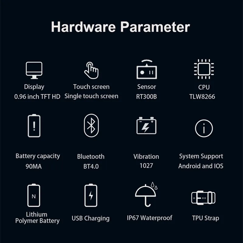 Спортивный смарт-браслет Nennbo R1 фитнес-трекер водонепроницаемые браслеты