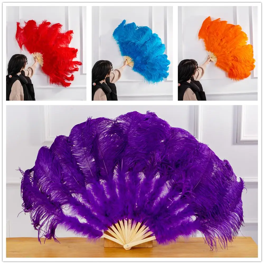 Веер из страусиных перьев для Хэллоуина украшение сделай сам вечерние НКИ