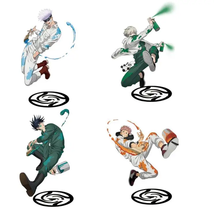 

Anime Jujutsu Kaisen Oil Paint Series Kugisaki Nobara Fushiguro Megumi Itadori Yuji Acrylic Stand Model Plate Decortop Toy