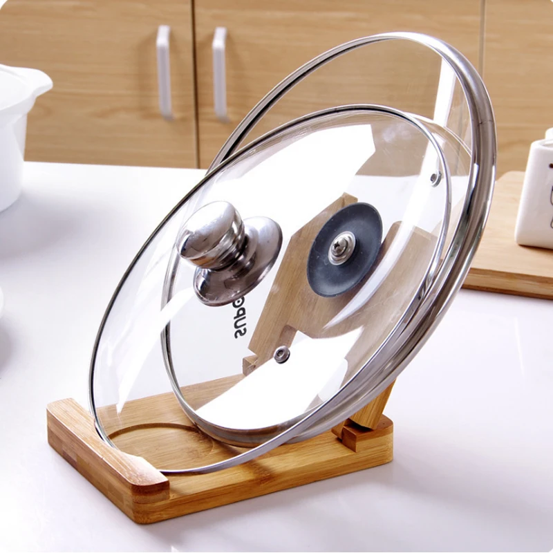 Складная бамбуковая подставка для хранения полка ложки складная деревянная