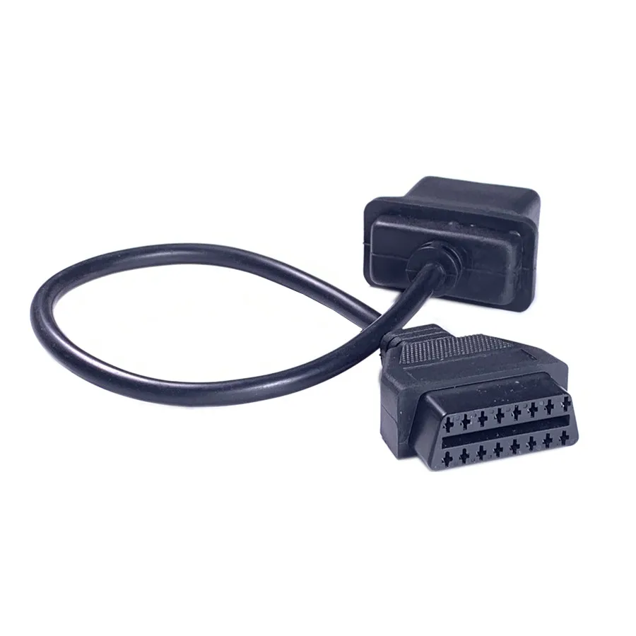 17 Pin к 16 OBD OBD2 Кабель-адаптер Диагностический интерфейс pin OBDII удлинитель