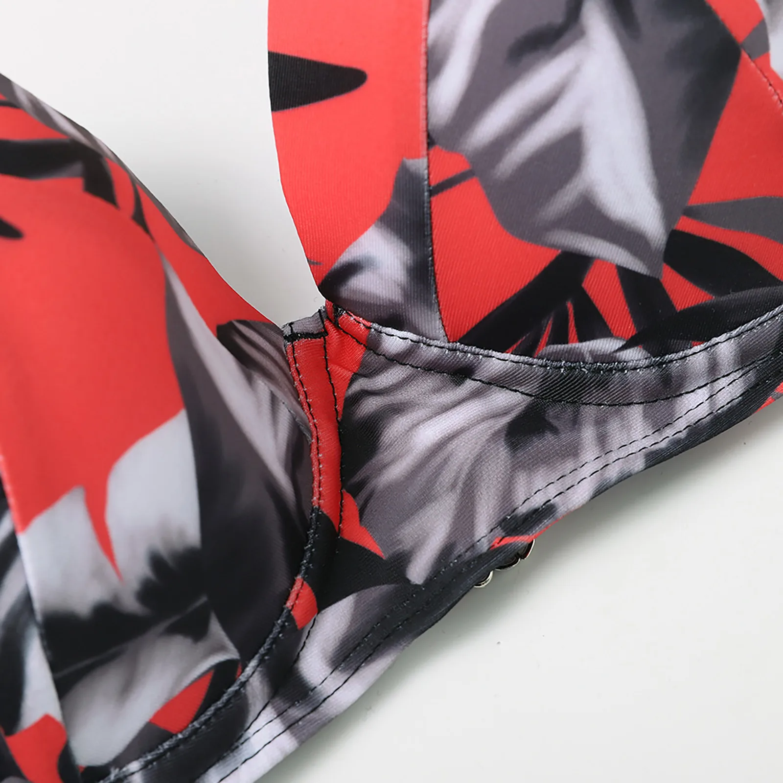 

2021 maillot de bain femme Women's Printed Straps Bikini Double Strap High Waist Split Swimsuit