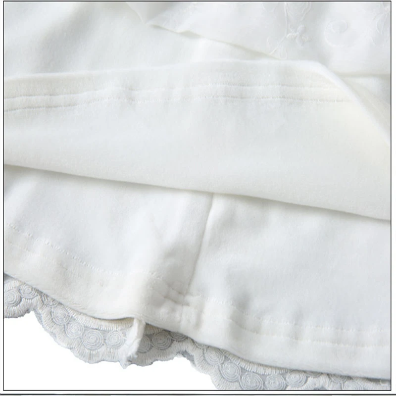 Теплые Вечерние платья из флиса для девочек-подростков Белые маленьких девочек