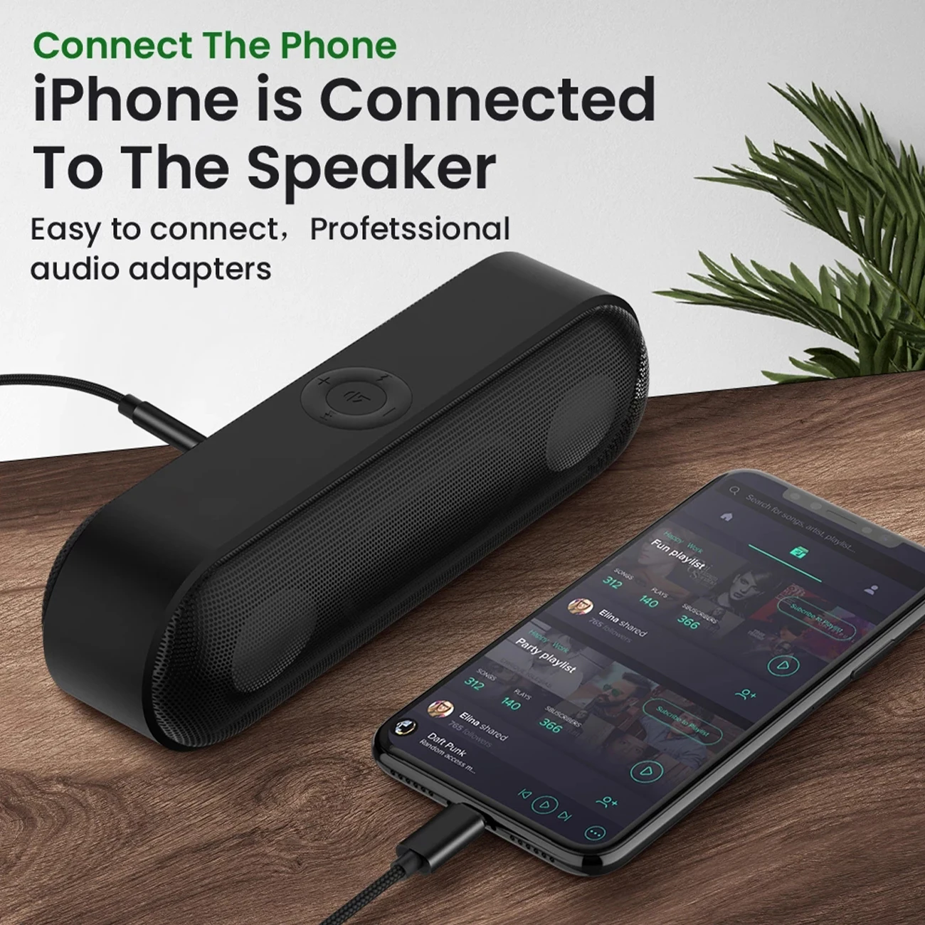 Провод Aux с разъемом 3 5 мм автомобильный адаптер для динамиков и наушников 8 Iphone 11