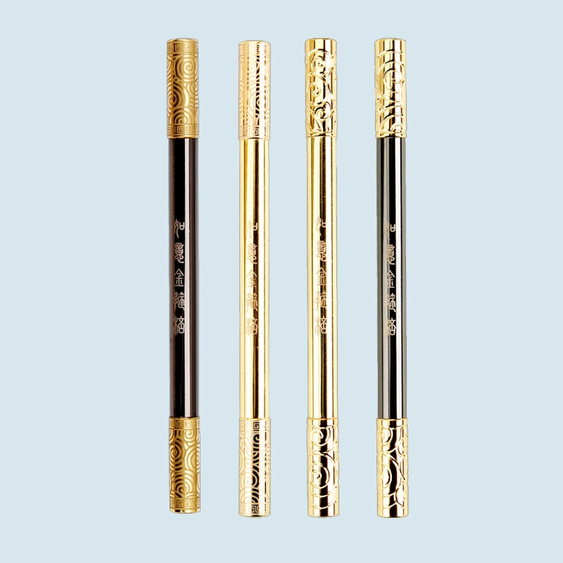 

JNMSAUM брендовая металлическая ручка из чистого металла, золотистая ручка с роликами, золотая ручка с изображением короля обезьяны, новые Пал...