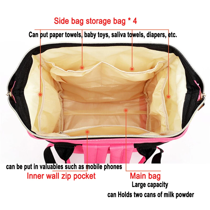 Водонепроницаемая дорожная сумка для мам модный рюкзак подгузников на детскую