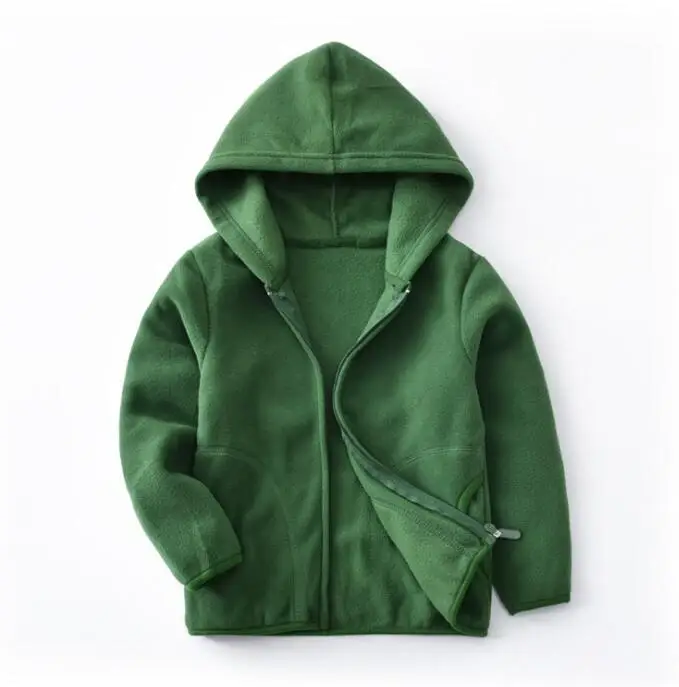 2019 новая зимняя флисовая Детская куртка пальто модная повседневная одежда