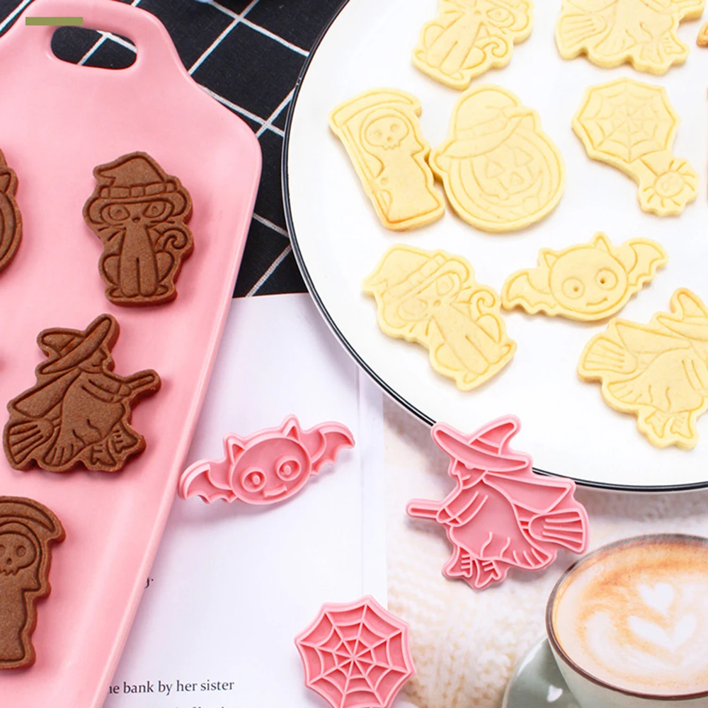 2020 Хэллоуин печенье плесень 3D мультфильм D глазурь помадка печенья пластиковые